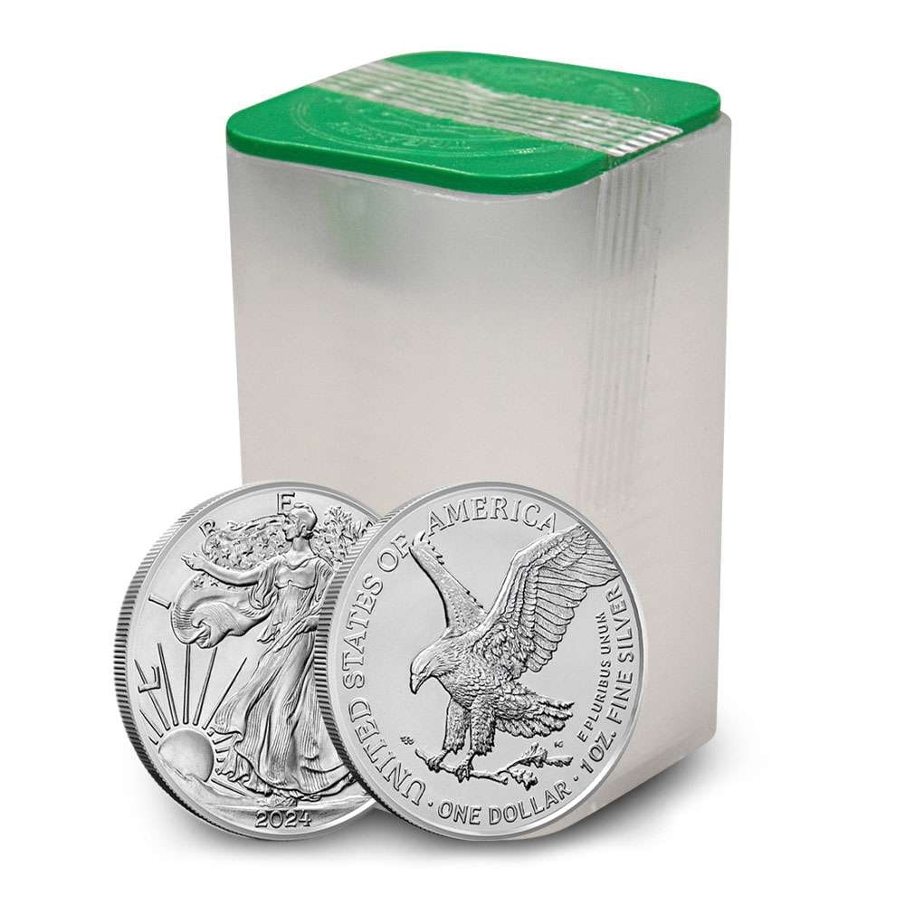 Mint Condition 2024 American Silver Eagle (100-coins) (1 of 3)