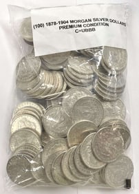 (100) Premium Morgan Silver Dollars 1878-1904