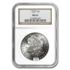 Box (20-coins) Mixed Date & MM NGC MS67 Morgan Silver Dollar