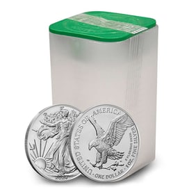 Mint Condition 2024 American Silver Eagle (100-coins)
