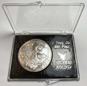 1991 Merry Christmas For Someone Special Proof 1 ozt .999 Silver
