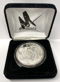 Alaska Mint Puffin Bird Proof 1 ozt .999 Silver