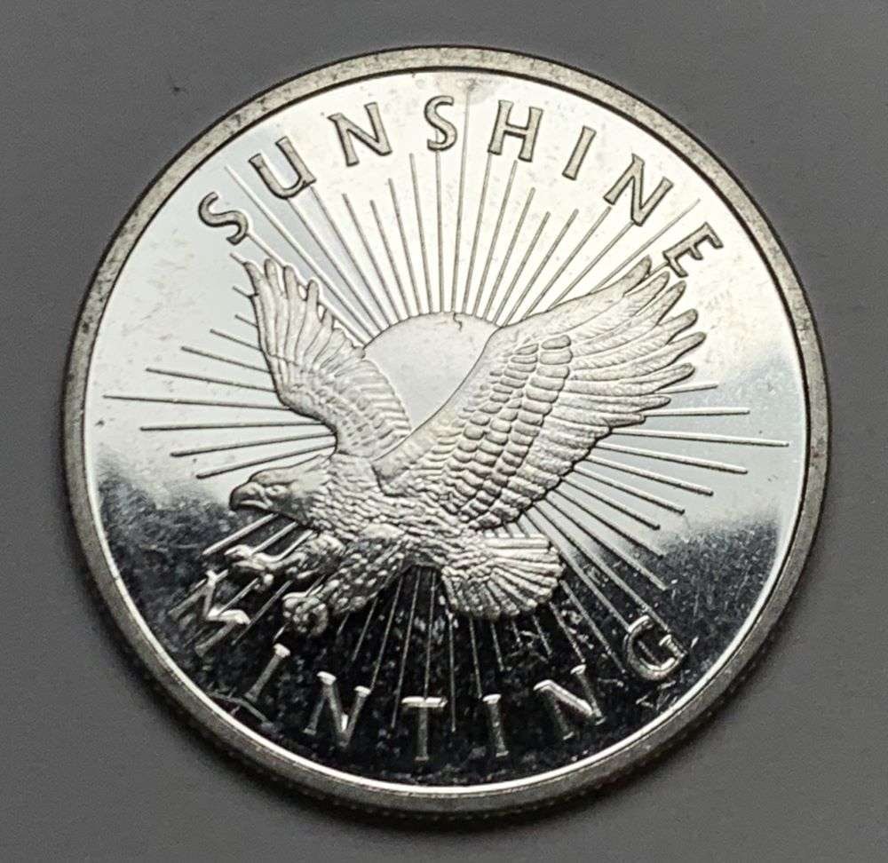 Sunshine Minting Eagle Proof 1 ozt .999 Silver (1 of 2)