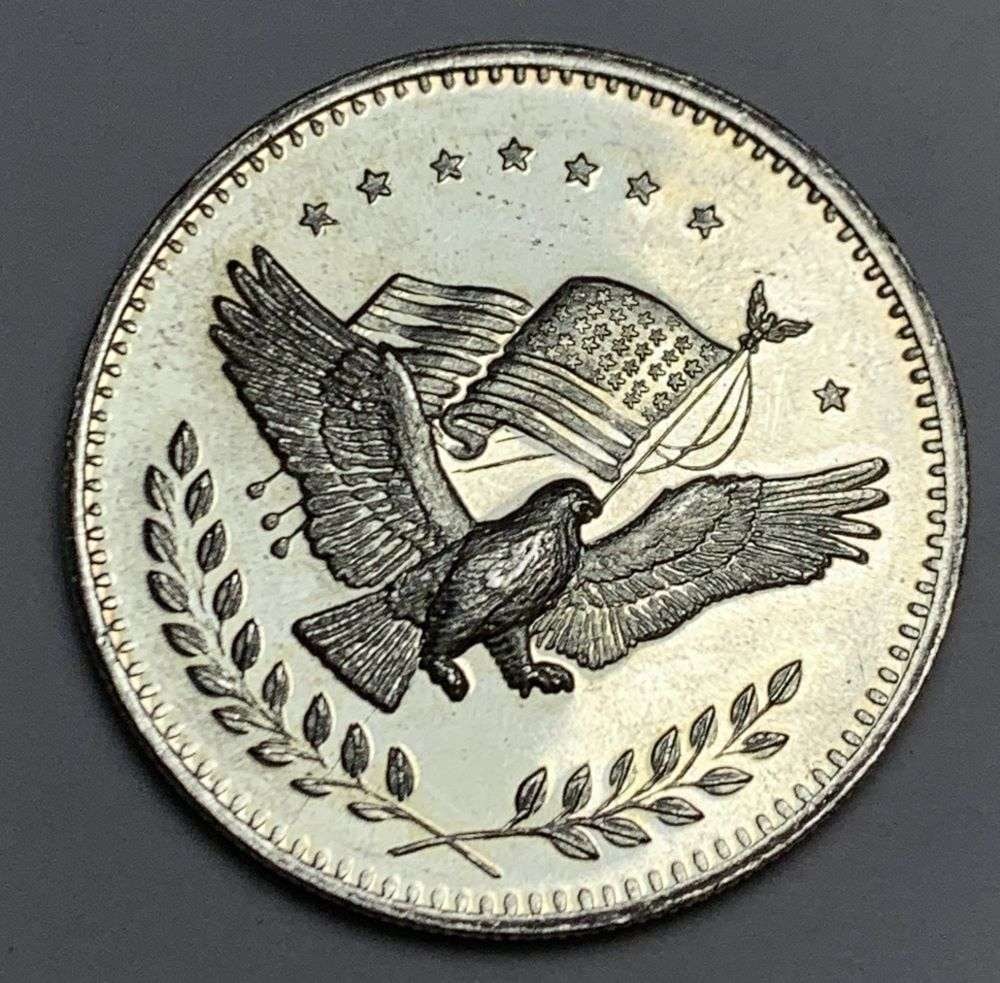 American Flag Eagle 1 ozt .999 Silver Trade Unit (1 of 2)