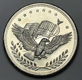 American Flag Eagle 1 ozt .999 Silver Trade Unit