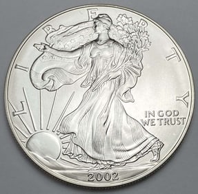 2002 American Silver Eagle