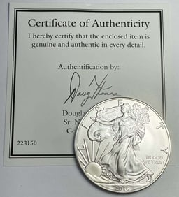 2016 American Silver Eagle