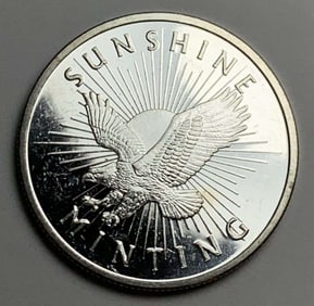 Sunshine Minting Eagle Proof 1 ozt .999 Silver