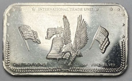 International Trade Unit Fractional 1 ozt .999 Silver Bar