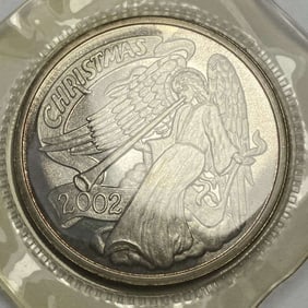 2002 Christmas For Someone Special 1 ozt .999 Silver