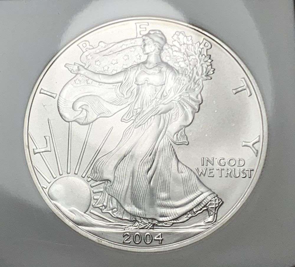 2004 American Silver Eagle NGC MS69 (1 of 4)