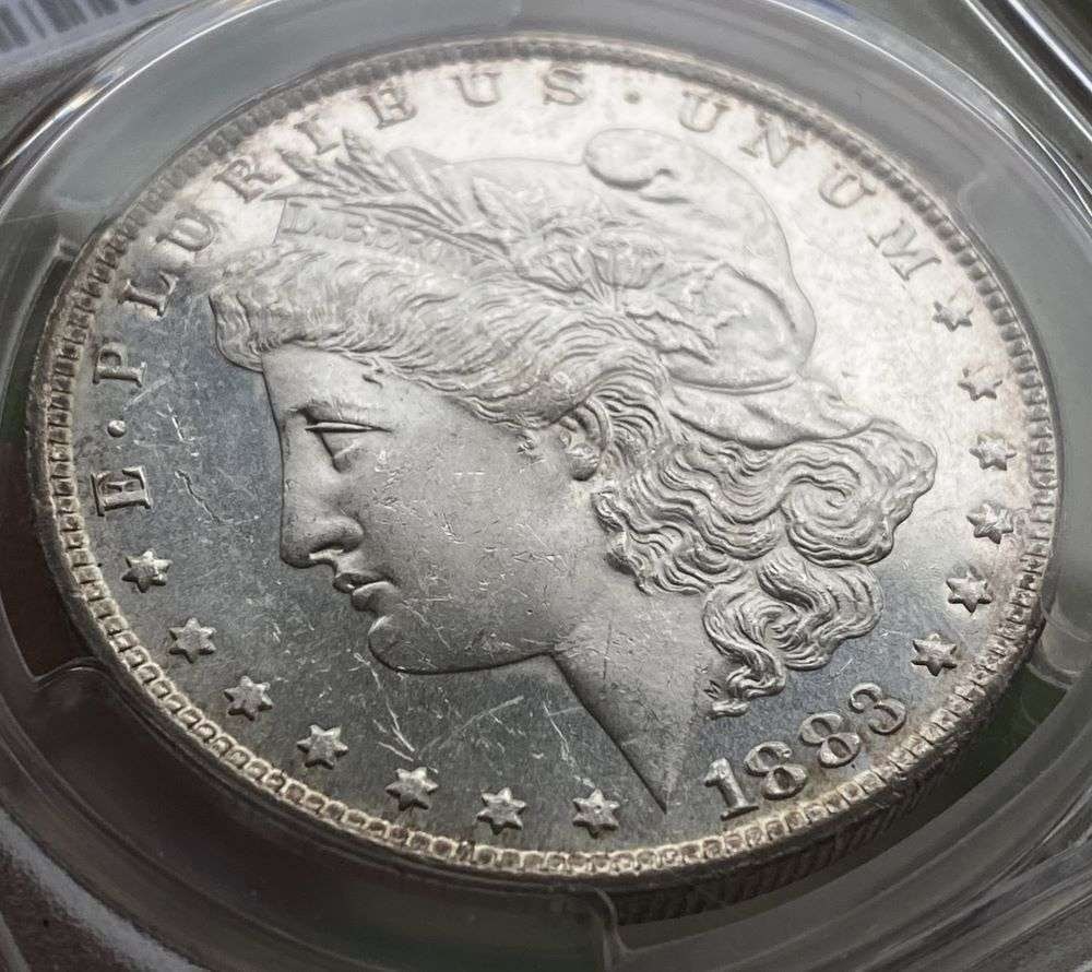1883-CC Morgan Silver Dollar PCGS MS63 PL (1 of 7)