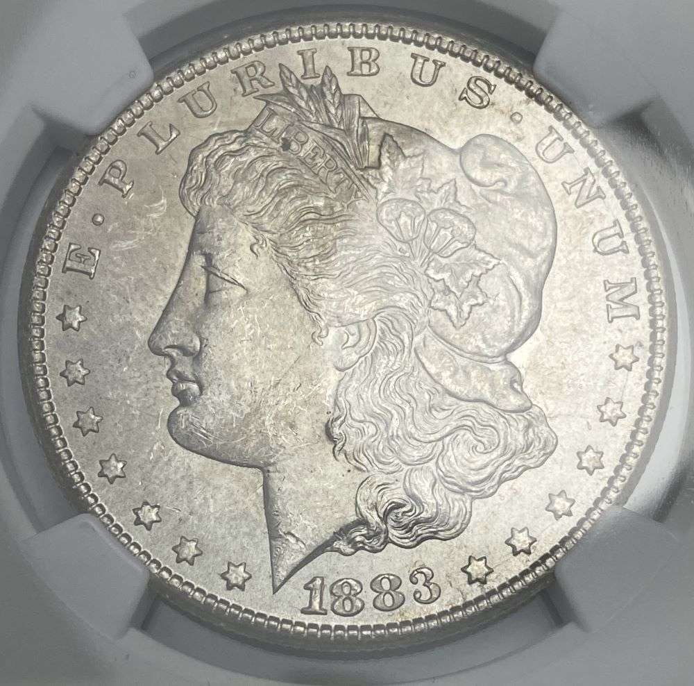 1883-CC Morgan Silver Dollar NGC MS63: Winner shall receive the exact coin shown here. (RR/UBB)