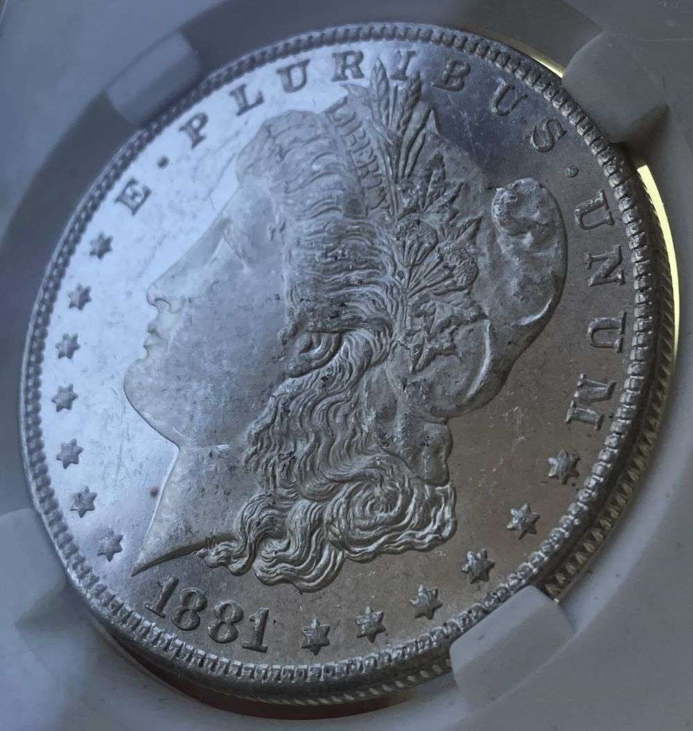 1881-O Morgan Silver Dollar MS64+ PL (1 of 6)