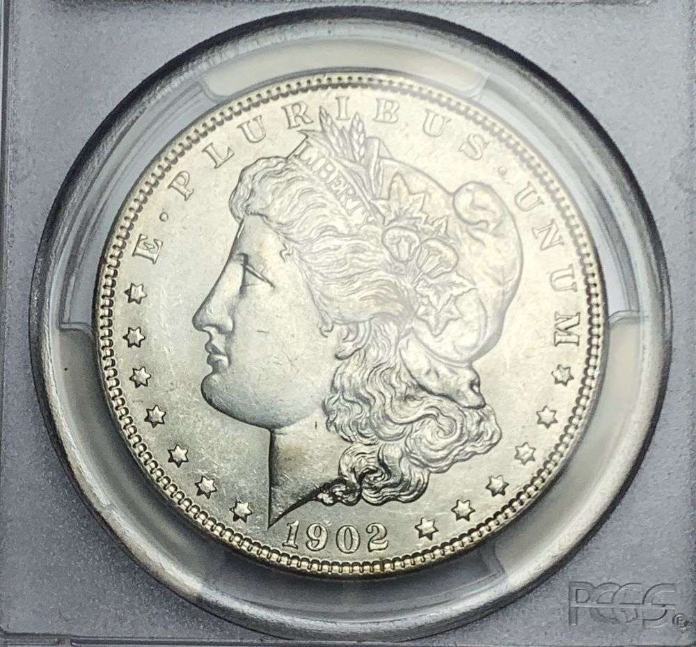 1902 Morgan Silver Dollar PCGS AU58 (1 of 4)