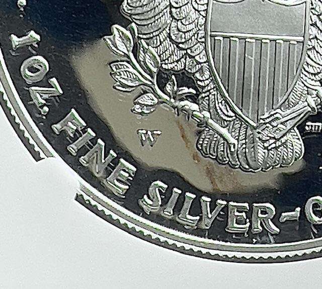 2002-W American Silver Eagle NGC PF69 Ultra Cameo Signed By Wyatt S. Earp (1 of 5)