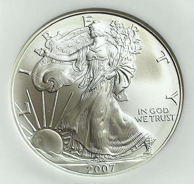 2007 American Silver Eagle NGC MS69 Early Releases (1 of 4)