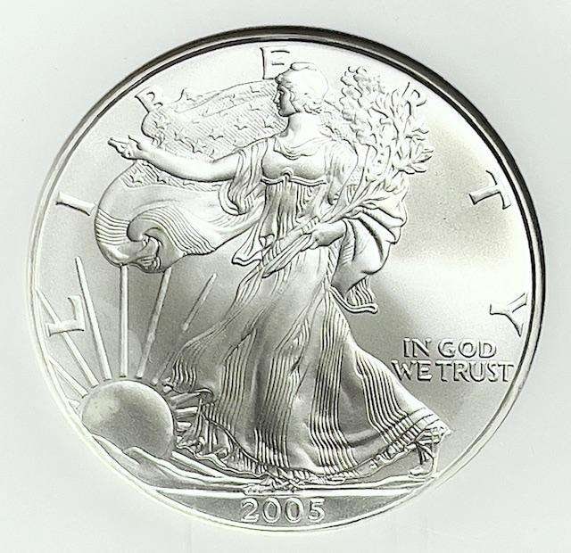 2005 American Silver Eagle NGC MS69 (1 of 3)