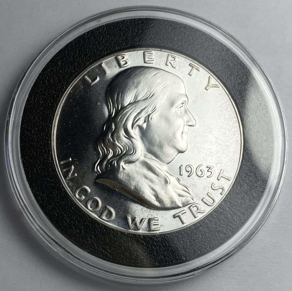 1963 Franklin Silver Half Dollar PF68+ (1 of 2)