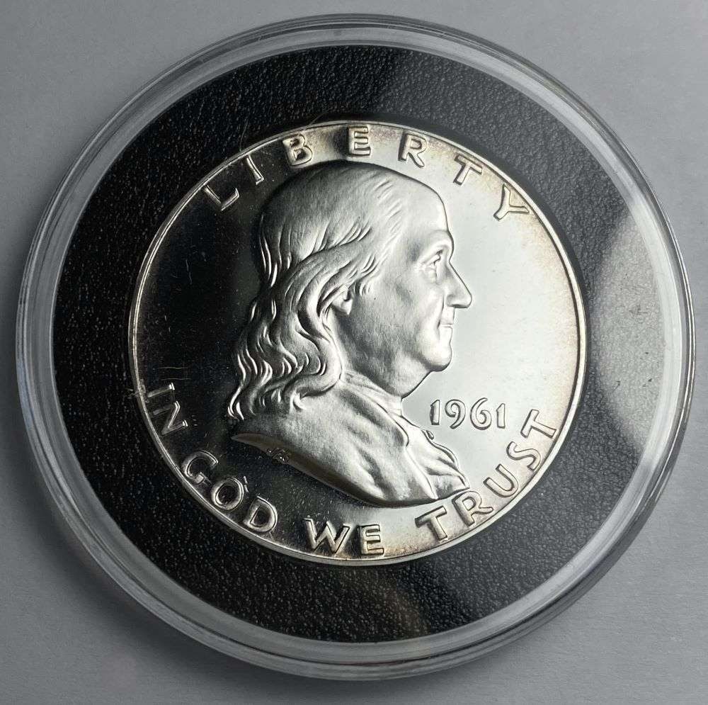 1961 Franklin Silver Half Dollar PF68+ (1 of 2)