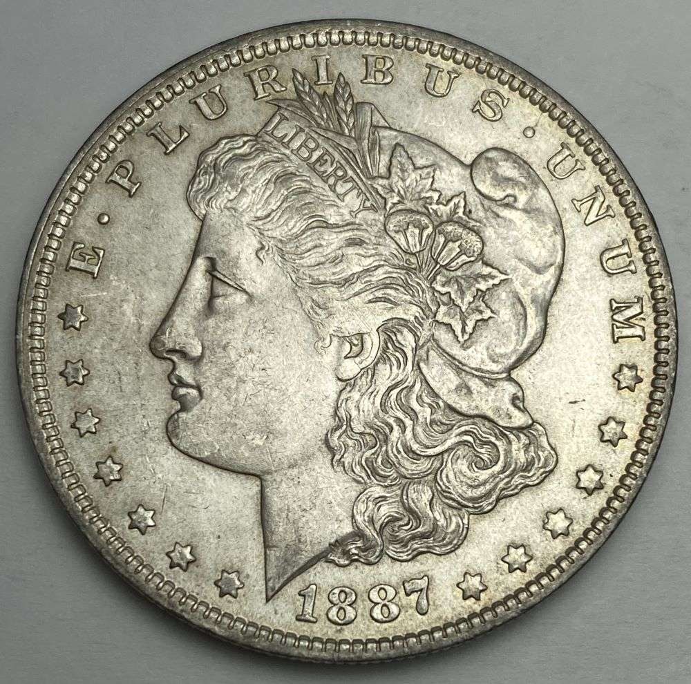 1887-O Morgan Silver Dollar MS60 (1 of 2)