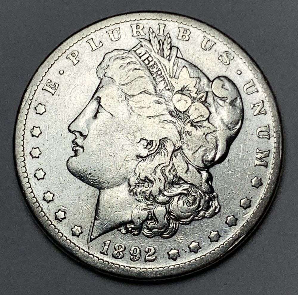 1892-S Morgan Silver Dollar Fine Details (1 of 2)