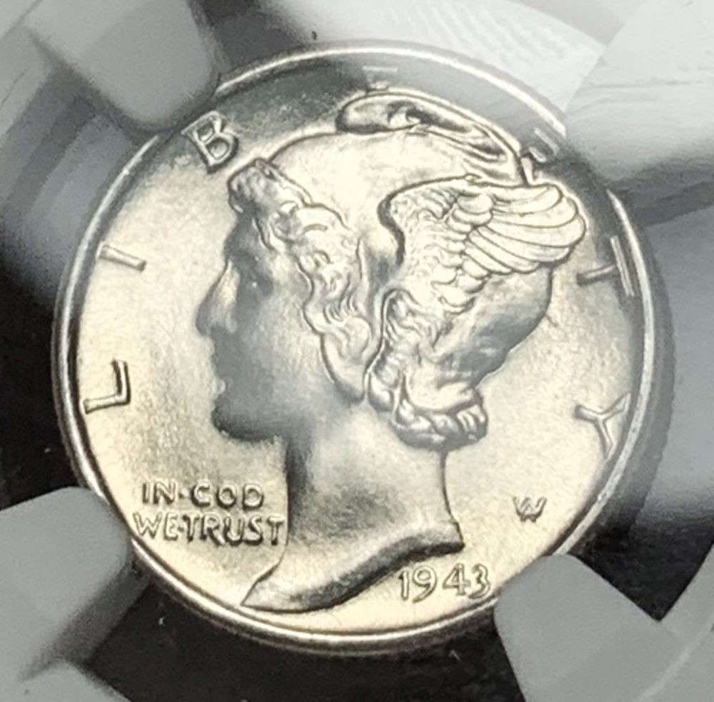 1943-S Mercury Silver Dime NGC MS67: Winner shall receive the exact coin shown here. (JM/TVC=RI)