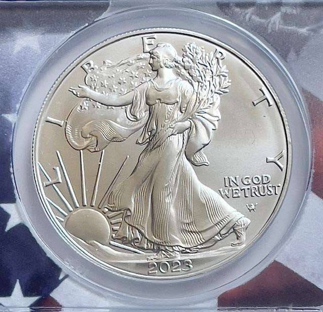 2023 American Silver Eagle ANACS MS70 First Strike (1 of 4)