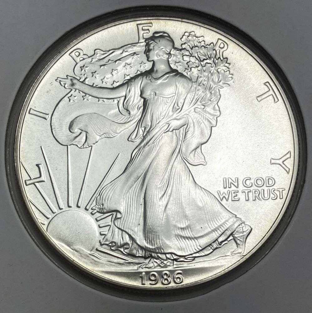 1986 American Silver Eagle MS69 (1 of 3)