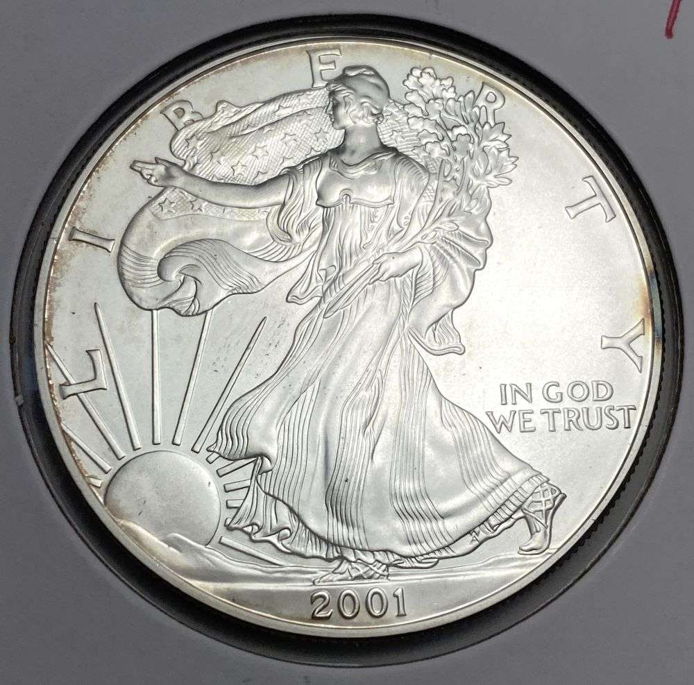 2001 American Silver Eagle MS69 (1 of 3)
