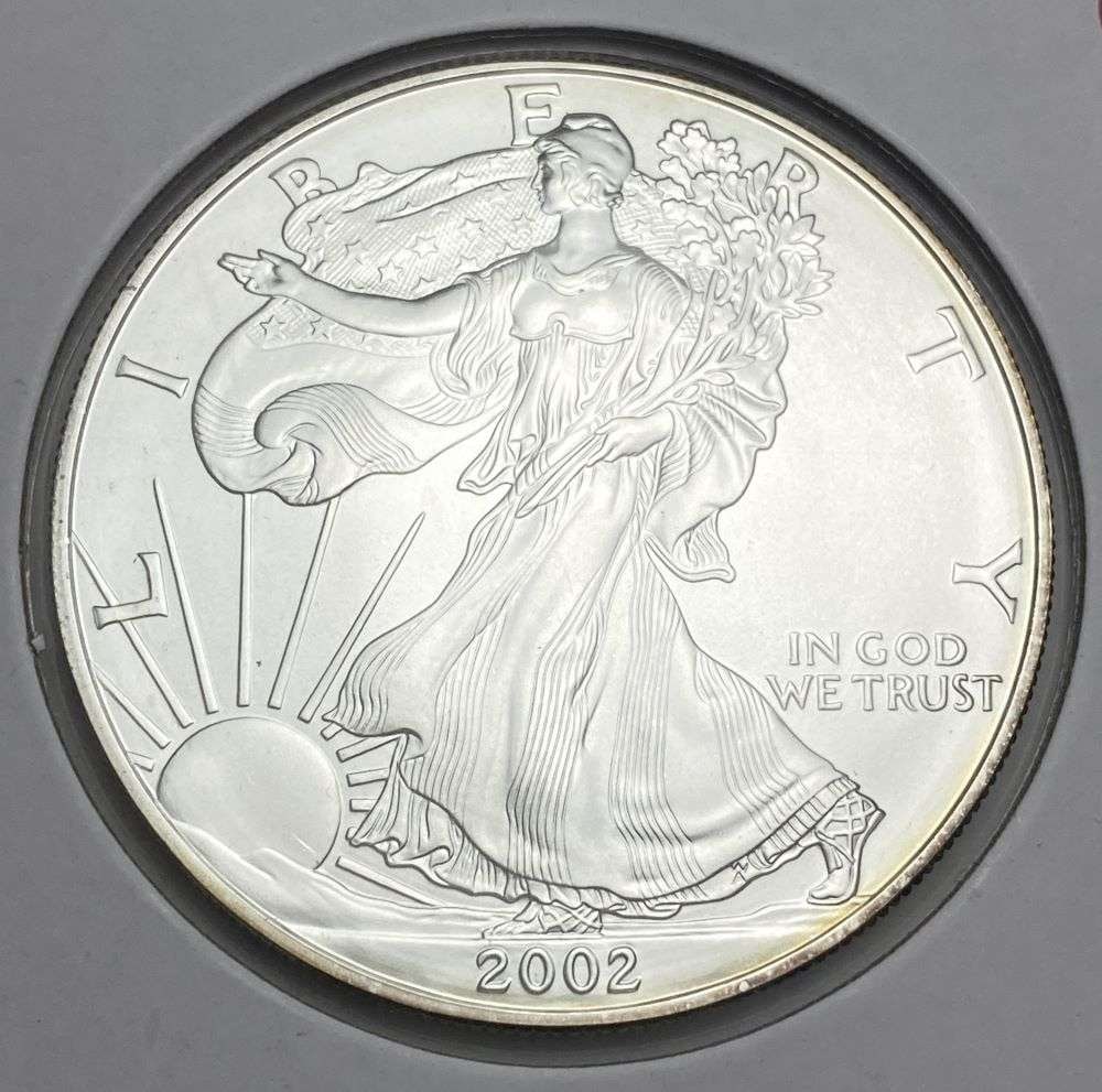 2002 American Silver Eagle MS69 (1 of 3)