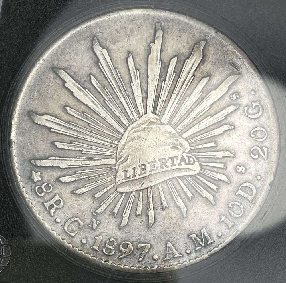 1897 Mexico Silver 8 Reales (1 of 4)
