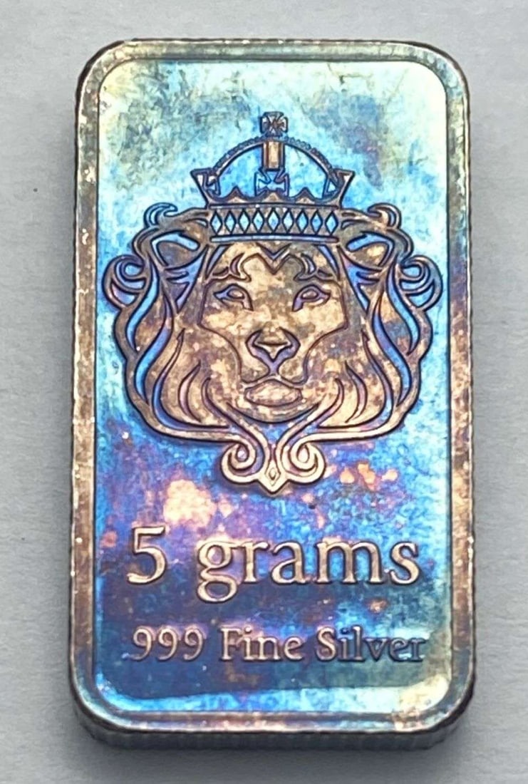Rainbow Scottsdale Mint 5g .999 Silver Bar: Winner shall receive the exact bar shown here. (RR)