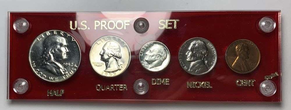 1952 United States Proof Set (5-coins) (1 of 6)