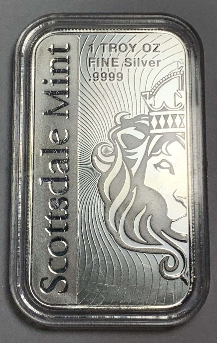 Scottsdale Mint 1 ozt .999 Silver Bar (1 of 2)