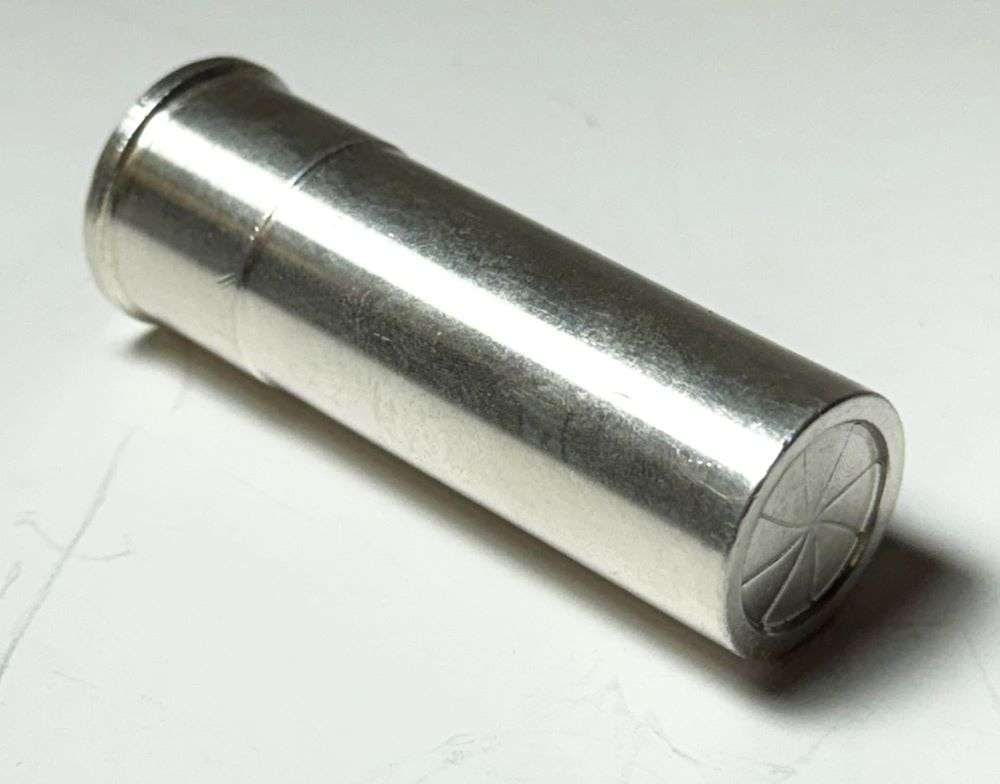 Shotgun Shell 5 ozt .999 Silver: Winner shall receive the exact item shown here. (JL/TVC=LOB)