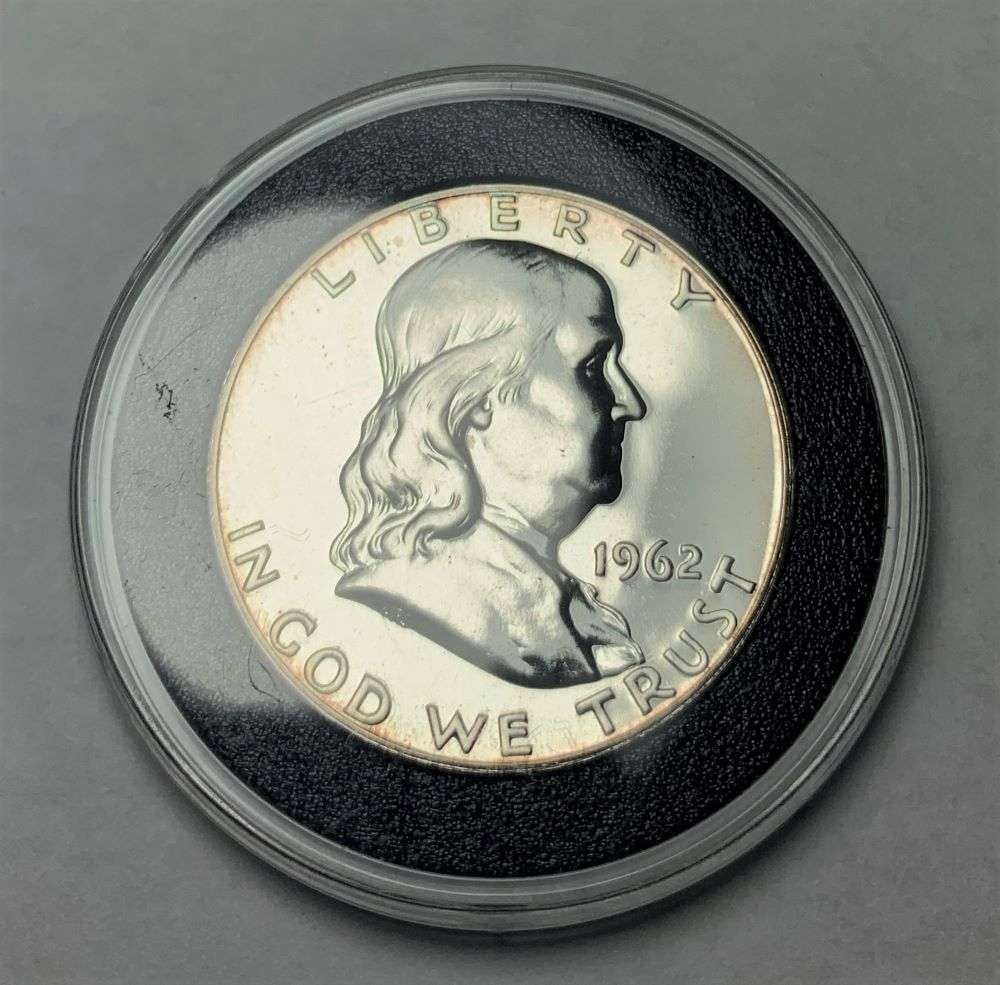 1962 Franklin Silver Half Dollar PF68 (1 of 2)