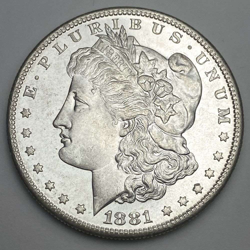 1881-S Morgan Silver Dollar MS65 (1 of 2)