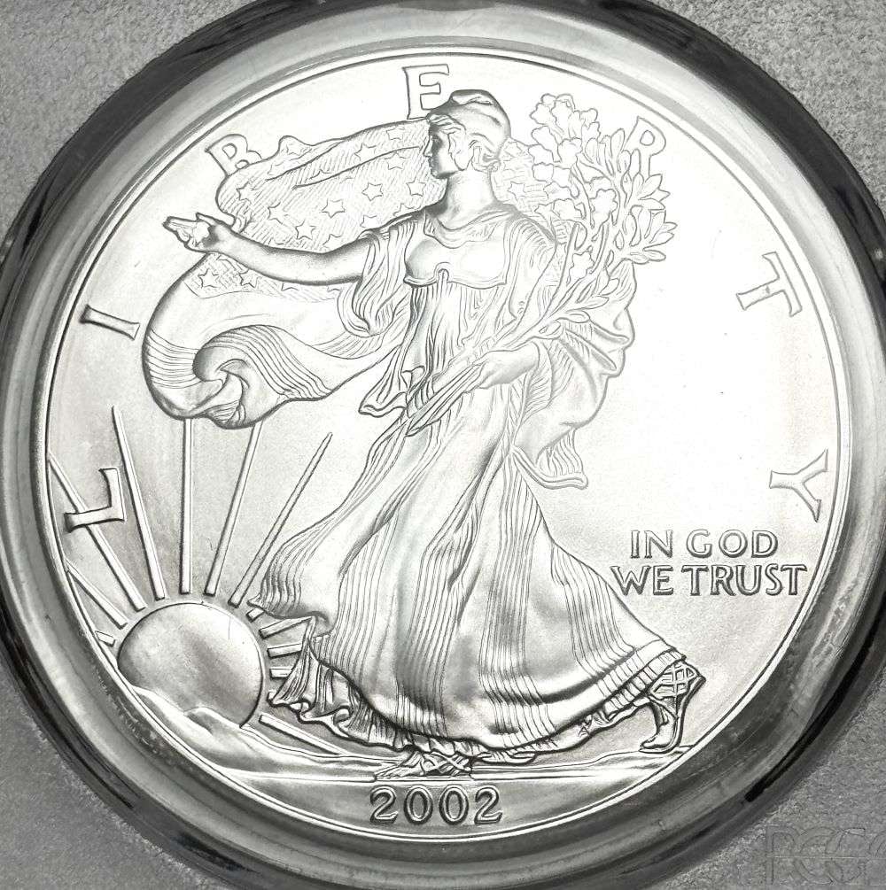 2002 American Silver Eagle PCGS MS69 (1 of 4)
