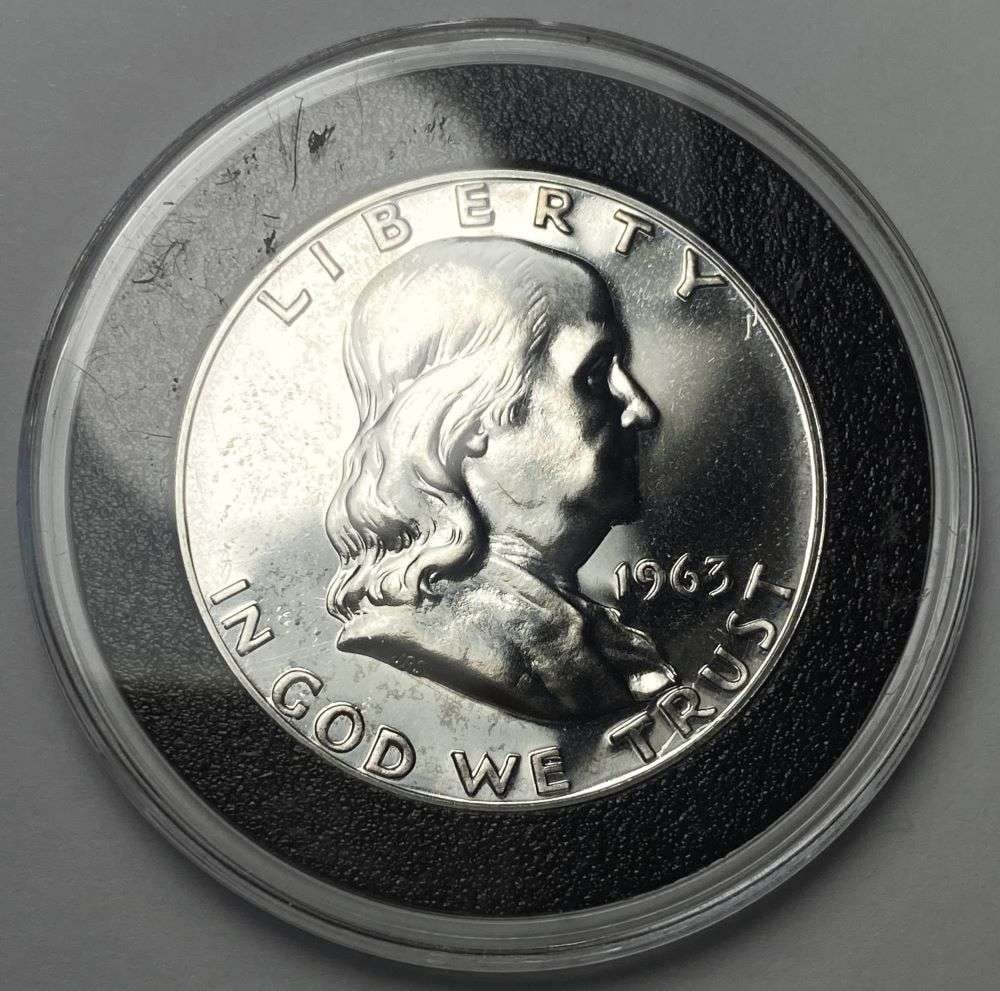 1963 Franklin Silver Half Dollar PF68+ (1 of 2)