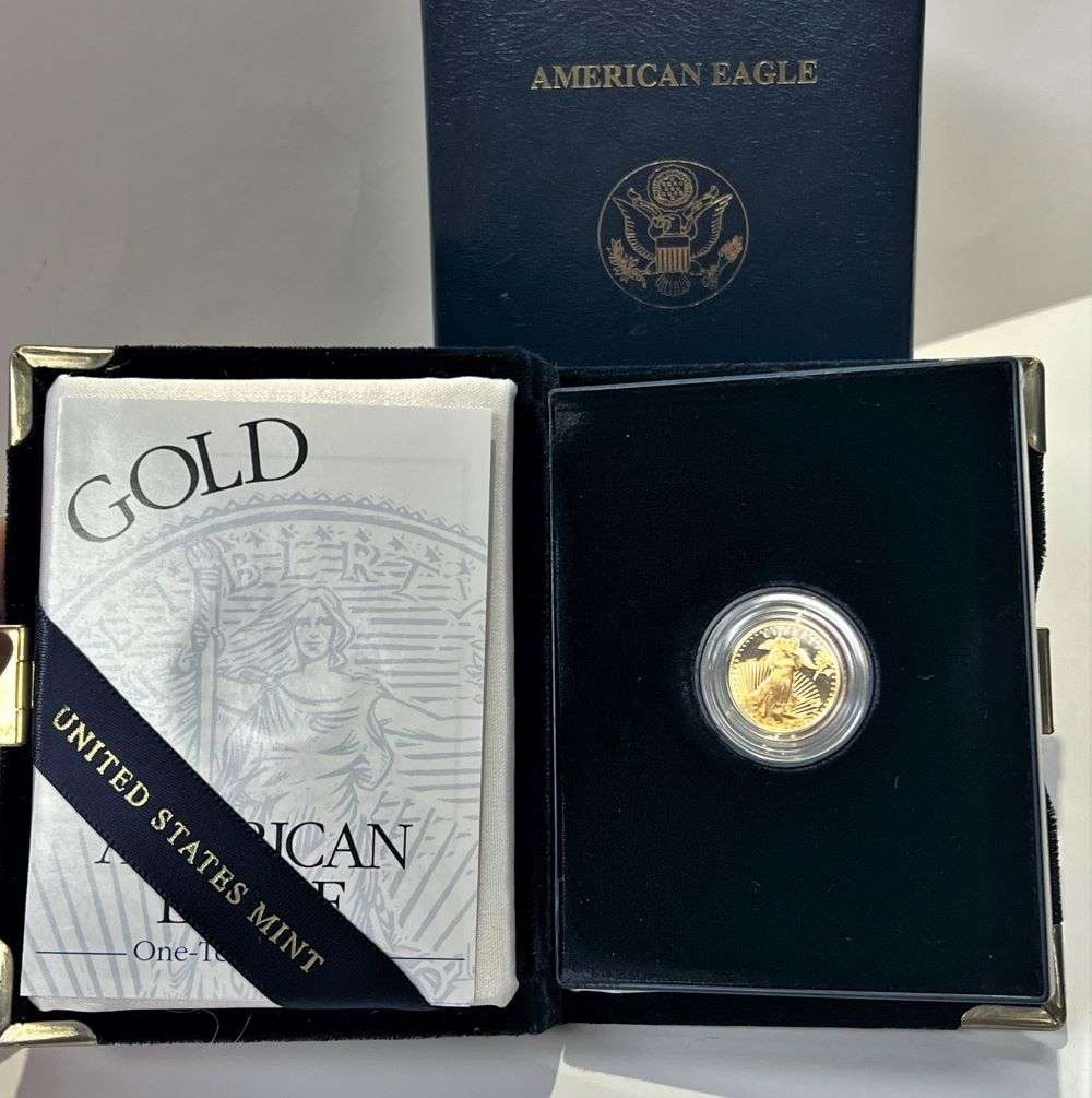2000-W Proof American $5 Gold Eagle 1/10th ozt OGP (1 of 3)