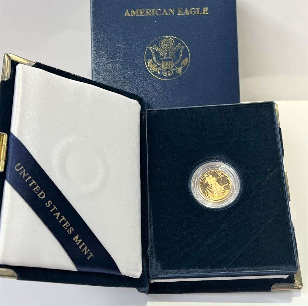 2003-W Proof American $5 Gold Eagle 1/10th ozt OGP (1 of 3)