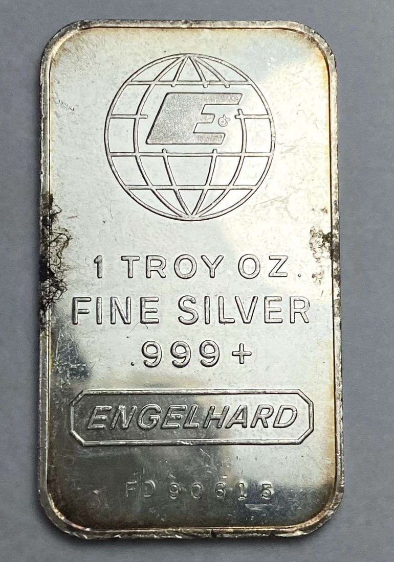 Engelhard 1 ozt .999 Silver Bar (1 of 2)
