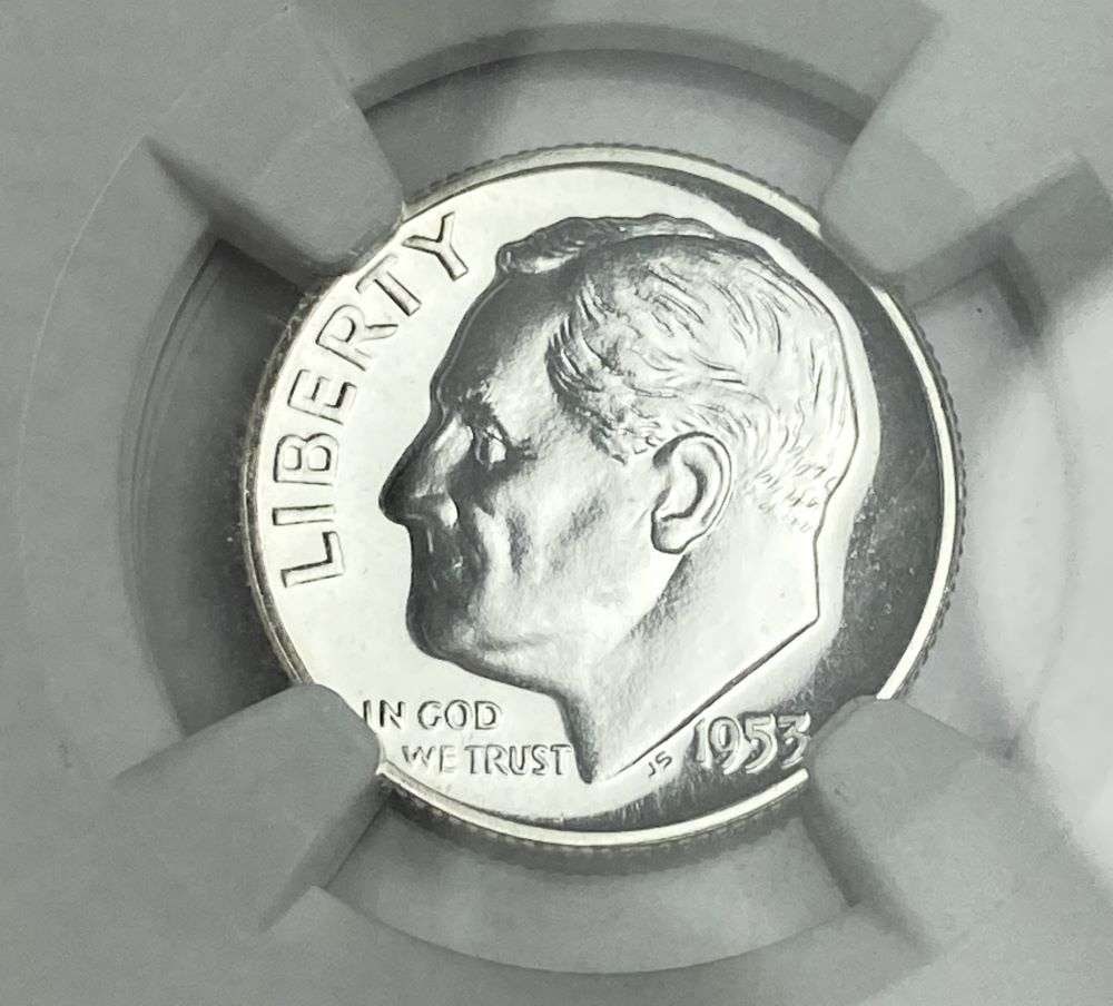 1953 Roosevelt Silver Dime NGC PF69 (1 of 4)