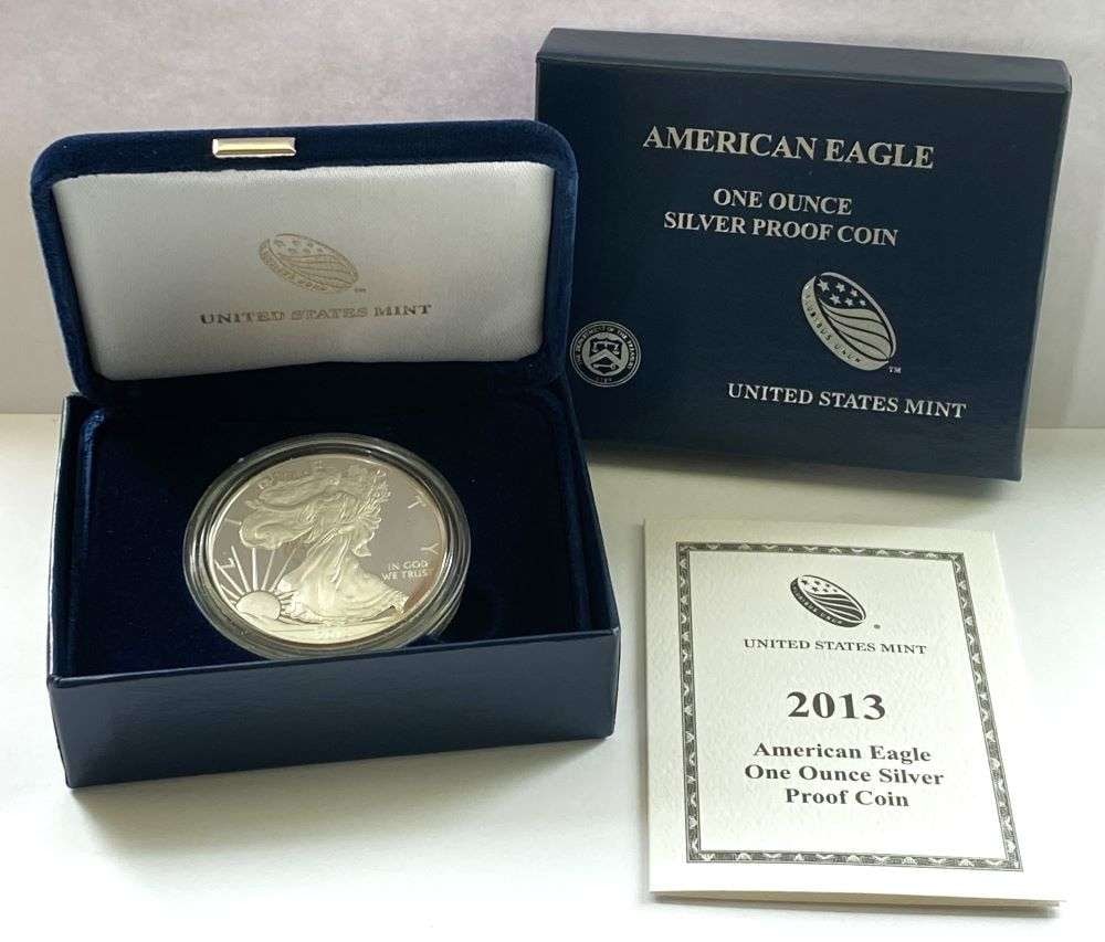 2013-W American Silver Eagle PF69 OGP (1 of 5)