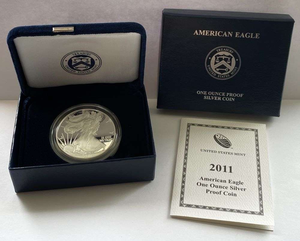 2011-W American Silver Eagle PF69 OGP (1 of 5)