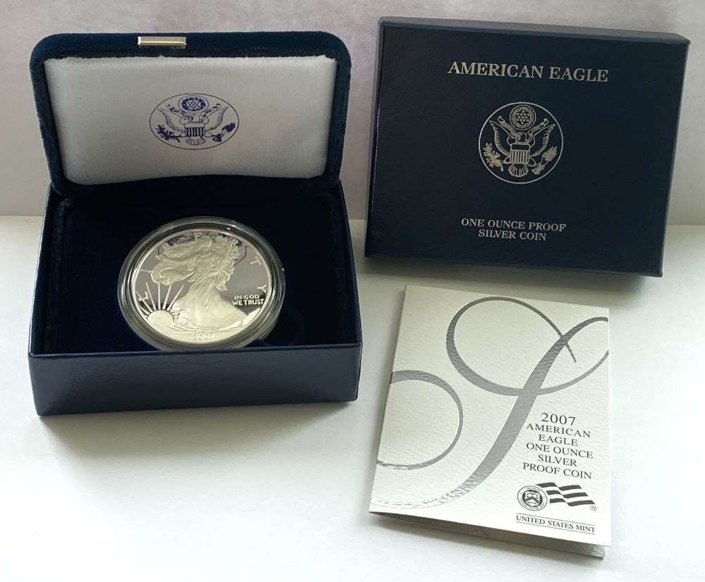 2007-W American Silver Eagle PF69 OGP (1 of 5)