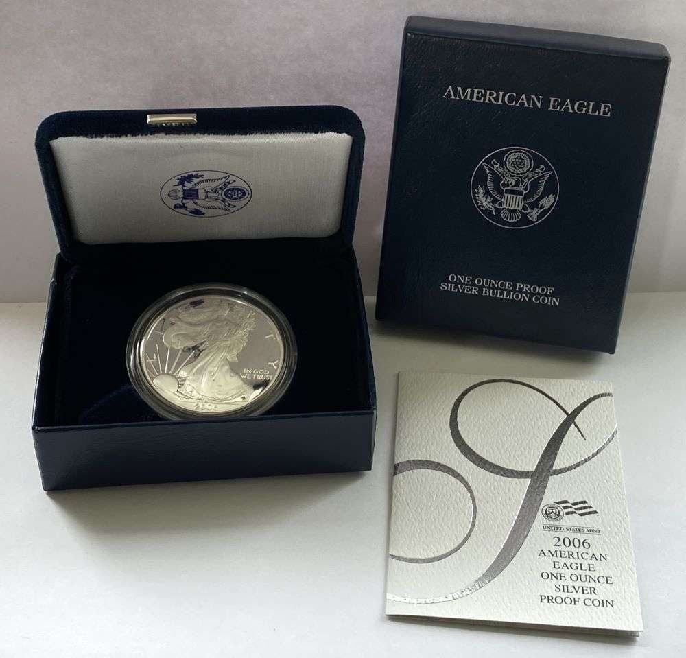 2006-W American Silver Eagle PF69 OGP (1 of 5)