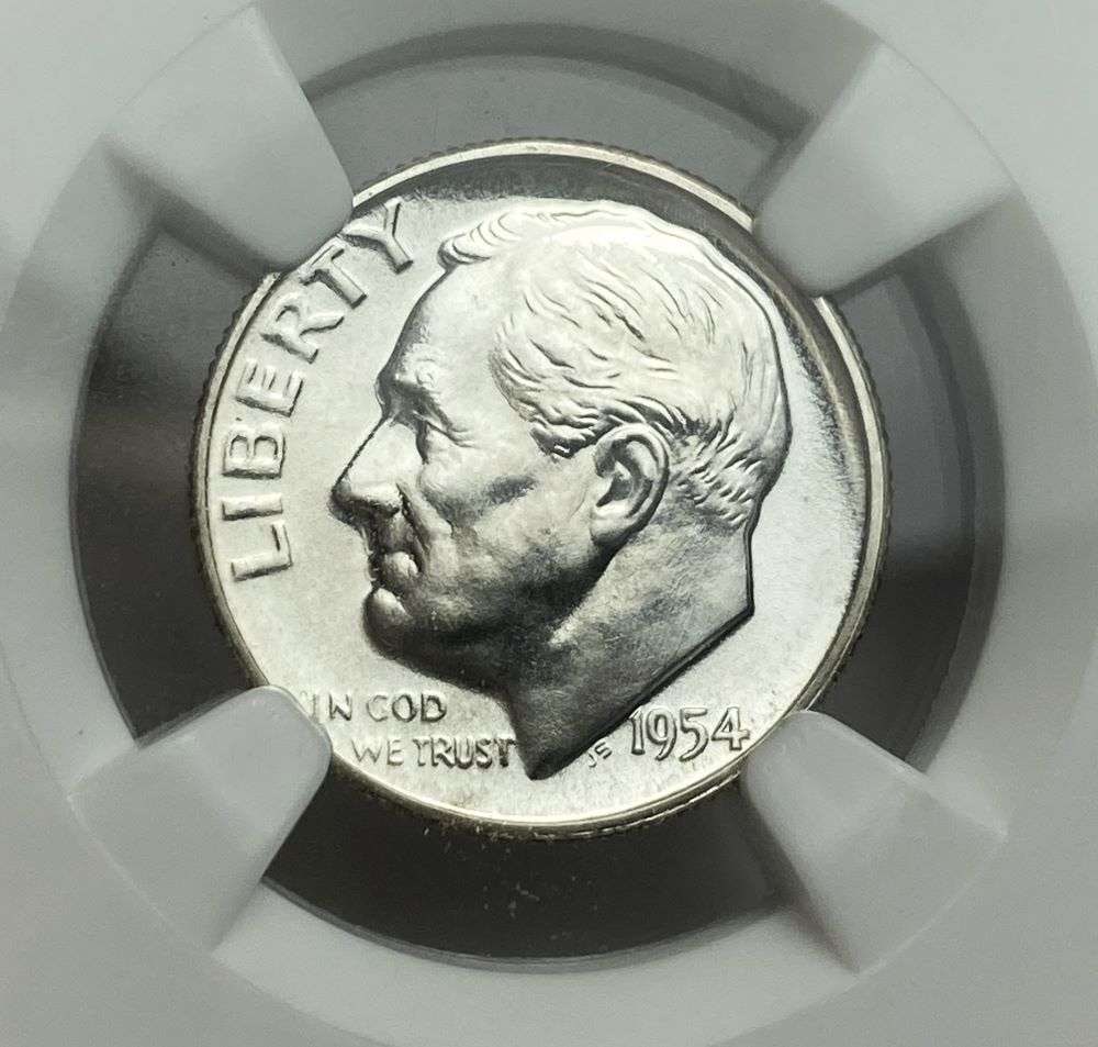 1954 Roosevelt Silver Dime NGC PF69 (1 of 4)