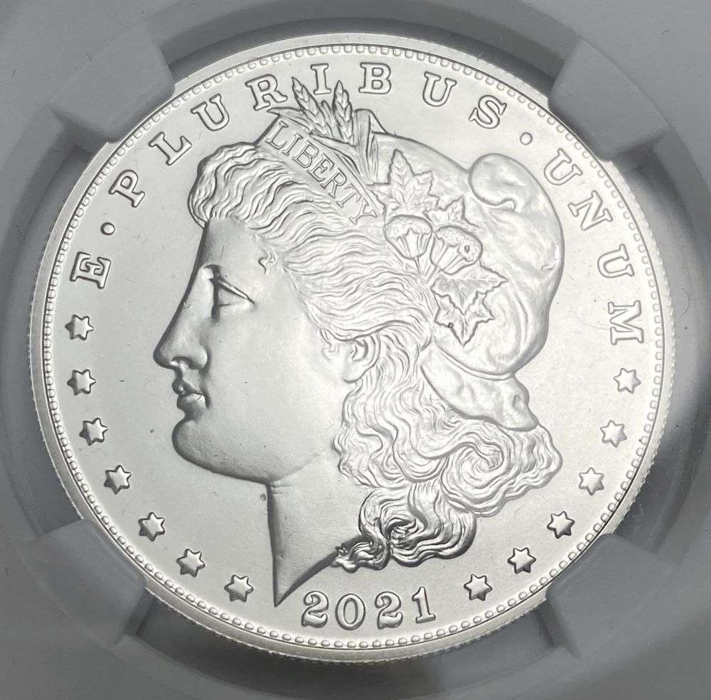 2021-"O" Privy Mark Morgan Silver Dollar NGC MS70 Early Releases 100th Anniversary (1 of 4)